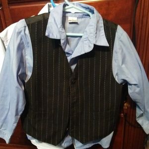 Boys dress shirts with vest